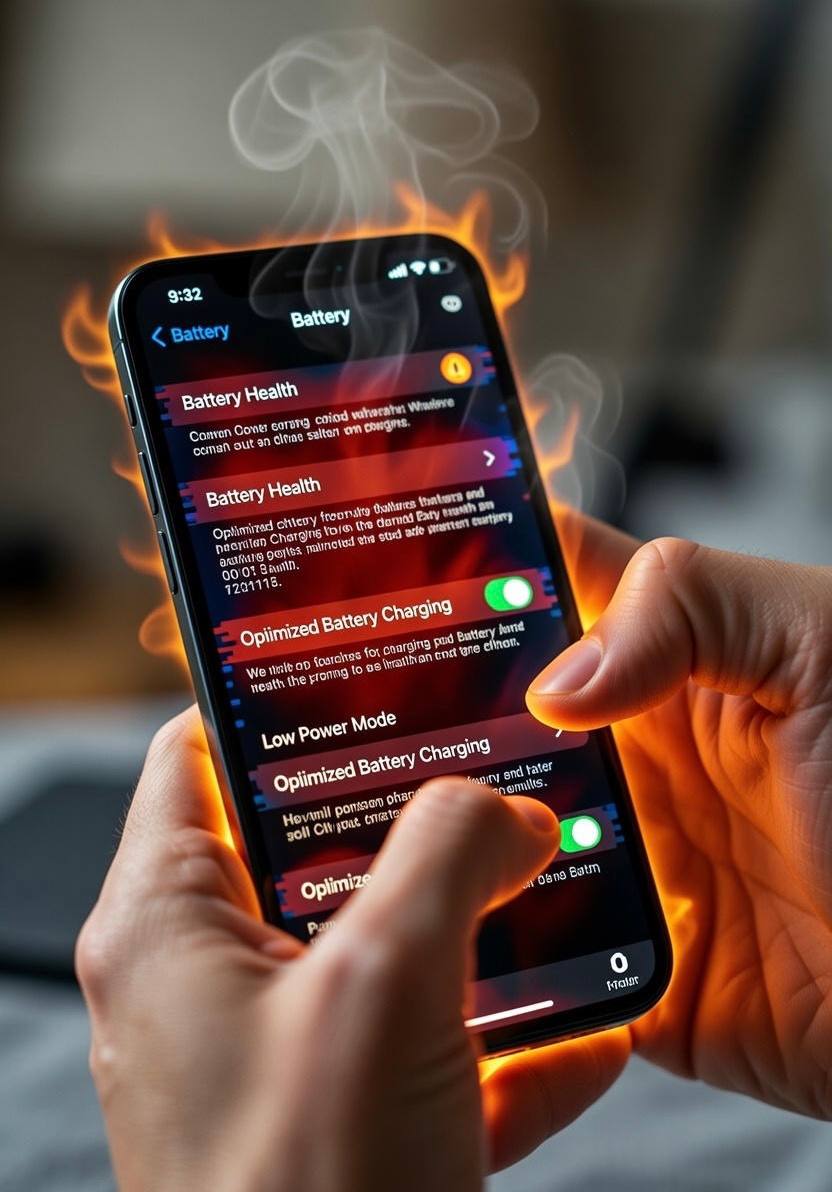 iPhone overheating while charging due to poor charging habits