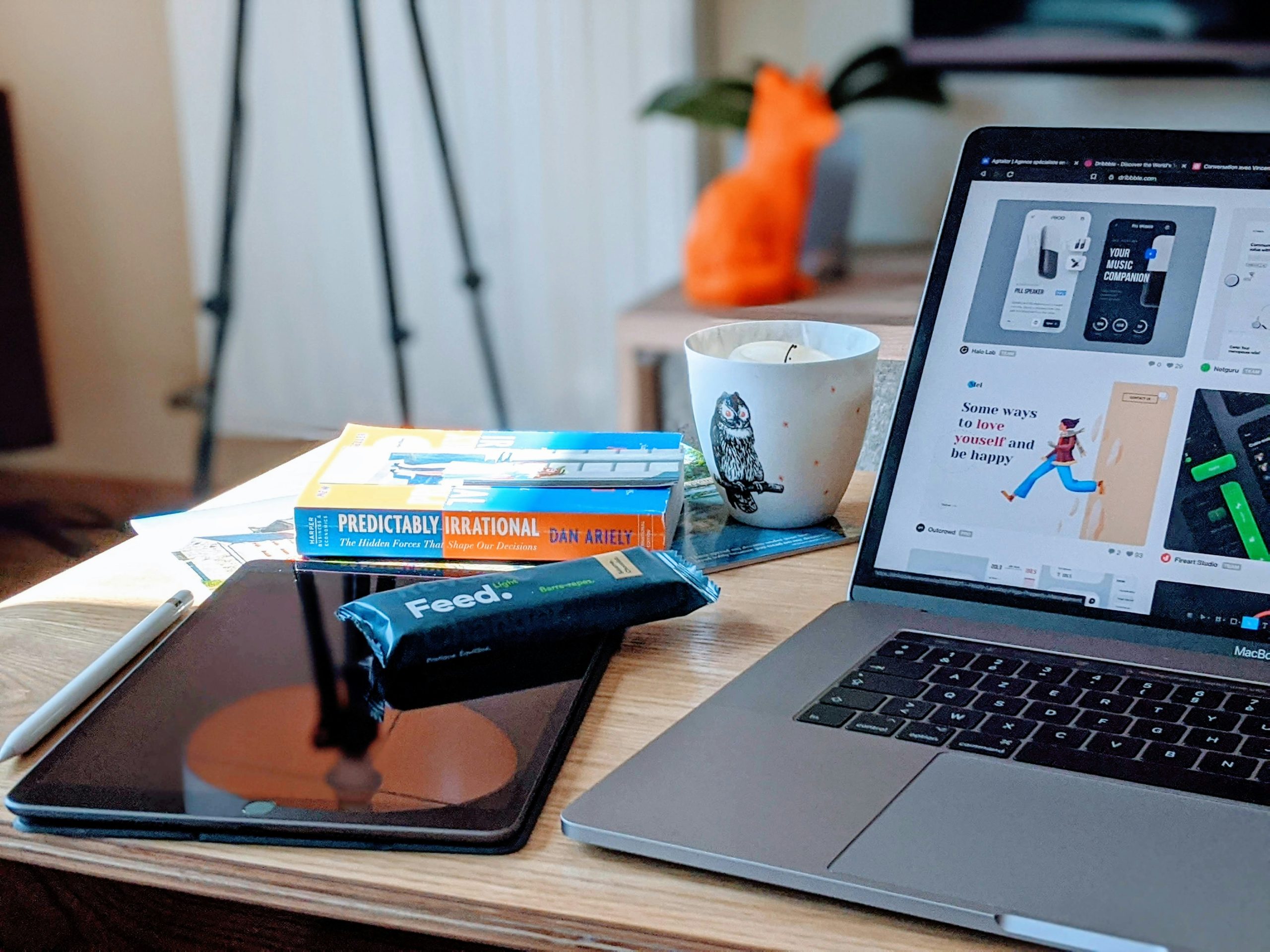 Illustration showing a beginner web developer reviewing code and identifying common web development mistakes on a laptop screen