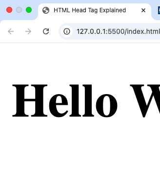 HTML <head> Tag: A Clear Beginner Guide