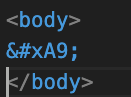 HTML code snippet with body tag