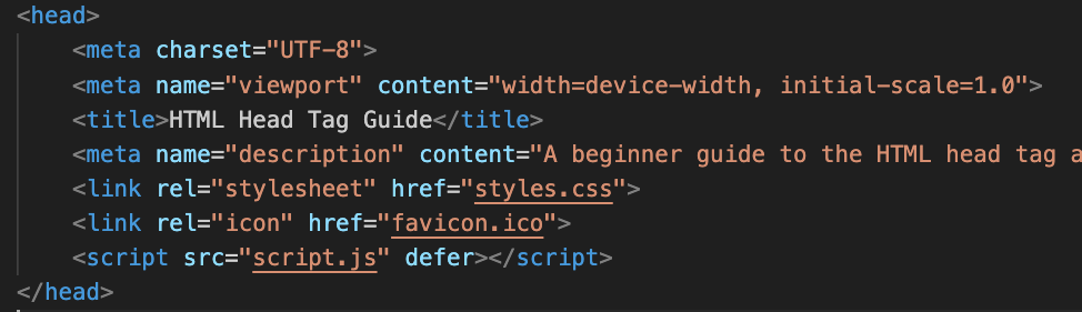 HTML <head> Tag: A Clear Beginner Guide