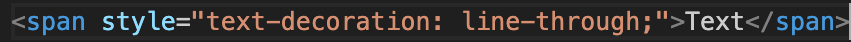 What is the del Tag in HTML?