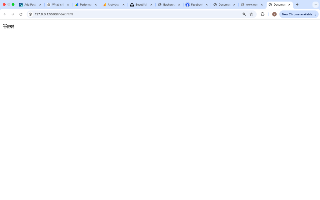 What is the del Tag in HTML?