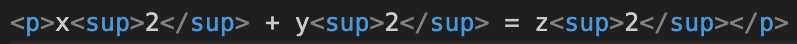 What Is the sup Tag In HTML?