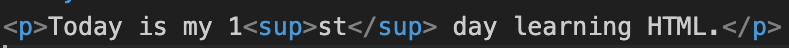 What Is the sup Tag In HTML?
