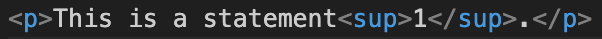 What Is the sup Tag In HTML?