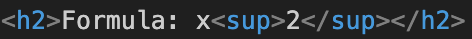What Is the sup Tag In HTML?