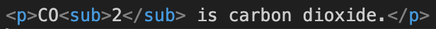 What Is the sub Tag In HTML?