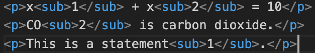 What Is the sub Tag In HTML?