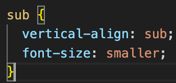 What Is the sub Tag In HTML?
