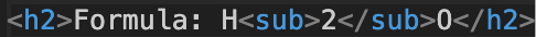 What Is the sub Tag In HTML?