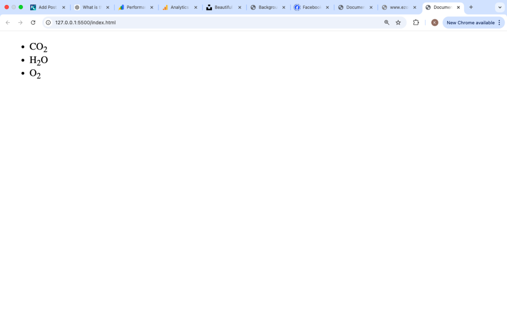 What Is the sub Tag In HTML?