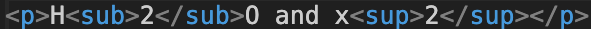 What Is the sub Tag In HTML?