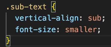 What Is the sub Tag In HTML?