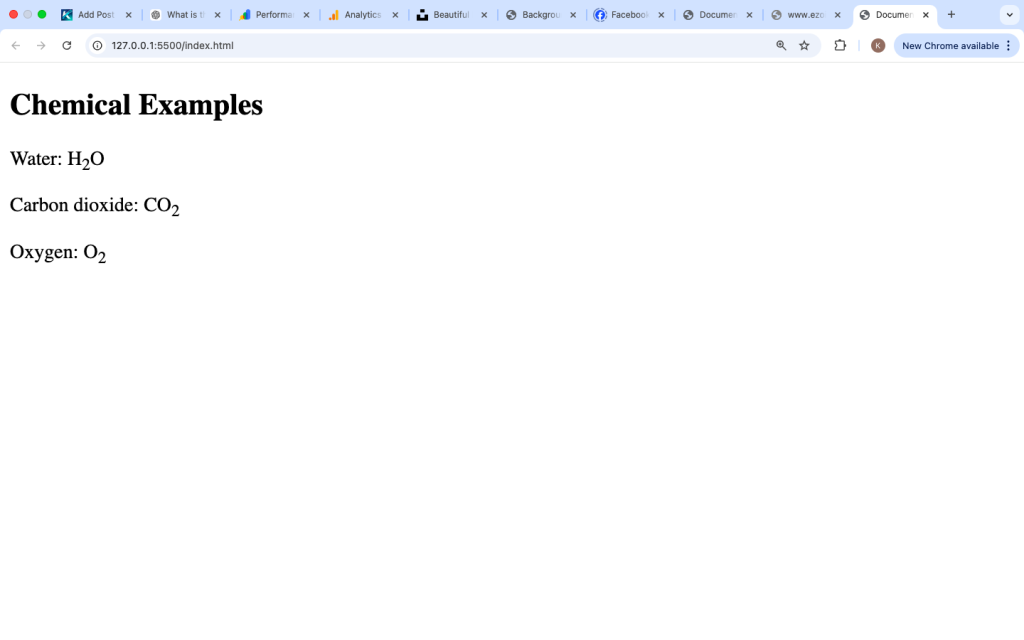 What Is the sub Tag In HTML?
