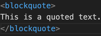 What Is the blockquote Tag in HTML?
