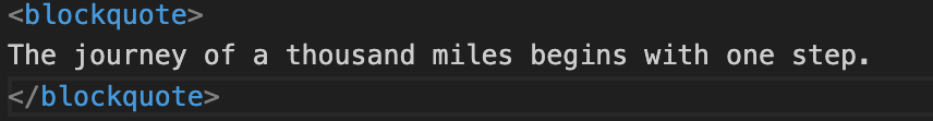 What Is the blockquote Tag in HTML?