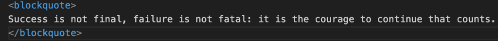 What Is the blockquote Tag in HTML?