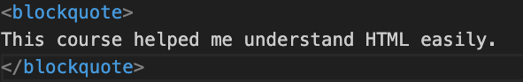 What Is the blockquote Tag in HTML?