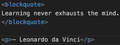 What Is the blockquote Tag in HTML?
