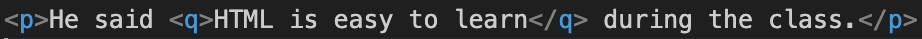 What Is the q Tag in HTML?