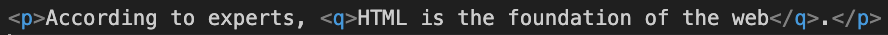 What Is the q Tag in HTML?