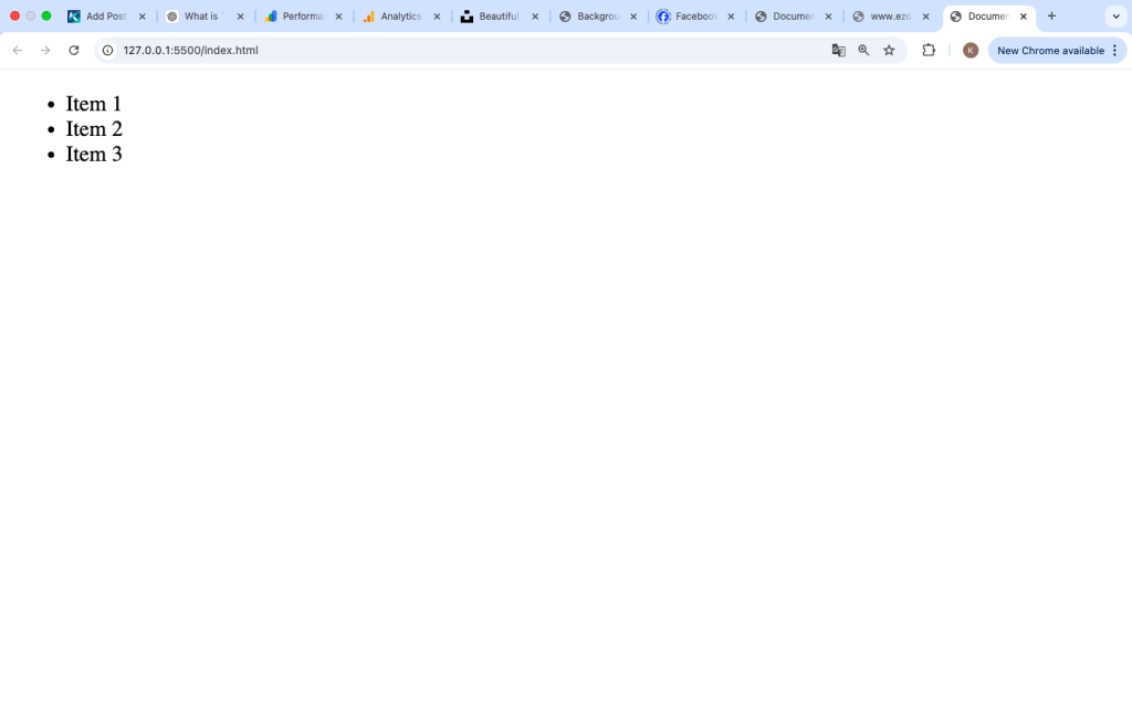 What is the ul Tag in HTML?