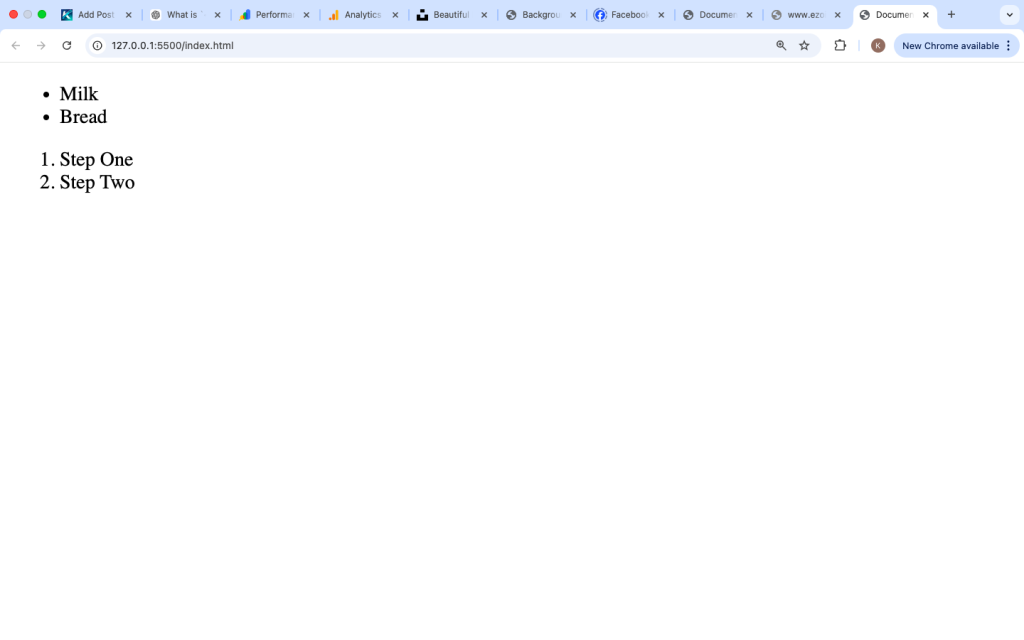 What is the ul Tag in HTML?
