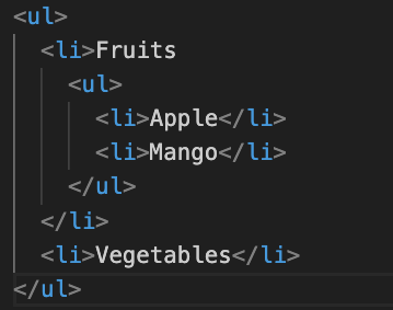 What is the ul Tag in HTML?