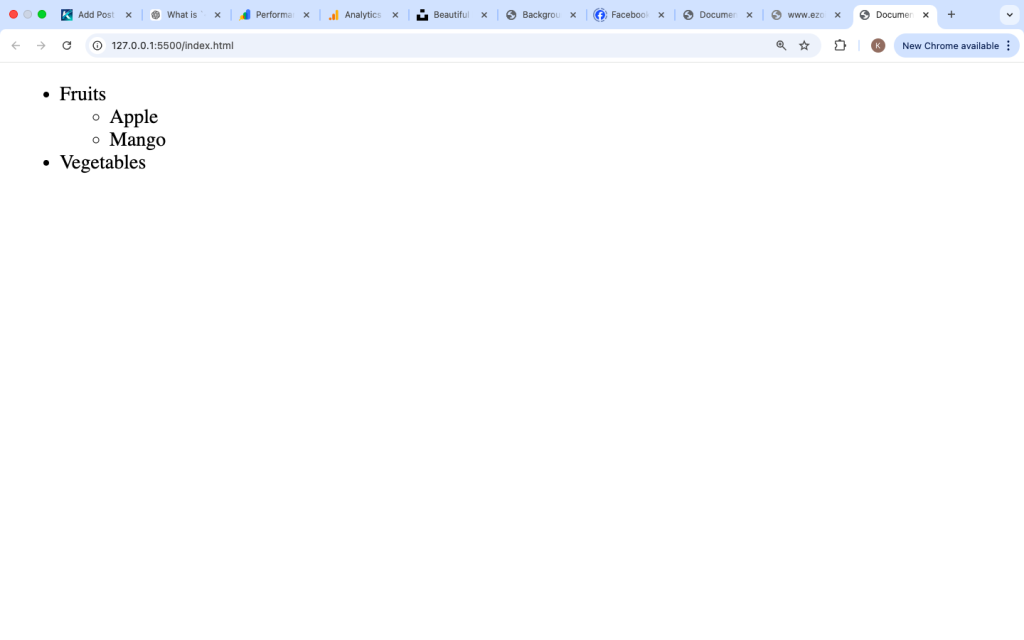 What is the ul Tag in HTML?