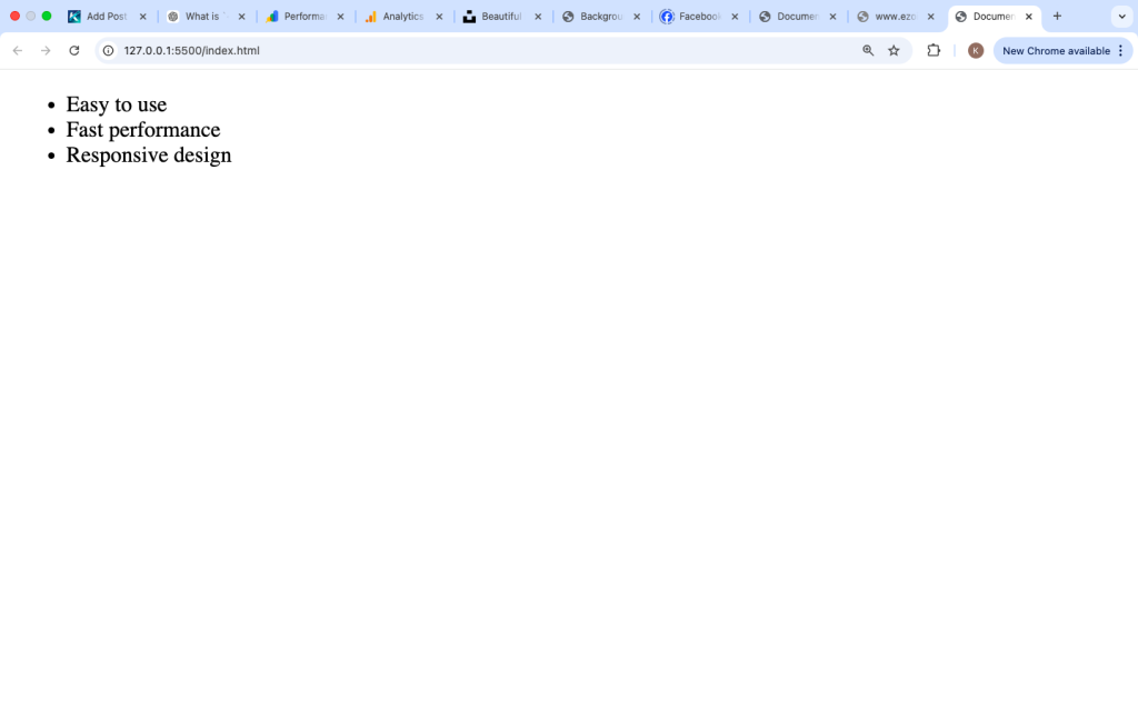 What is the ul Tag in HTML?