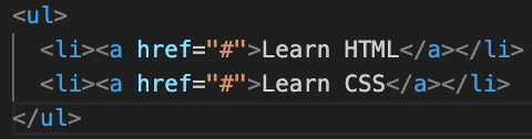 What is the ul Tag in HTML?