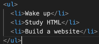 What is the ul Tag in HTML?