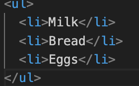 What is the li Tag in HTML?