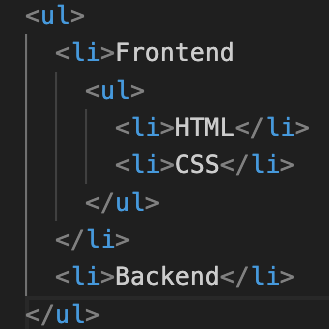 What is the li Tag in HTML?