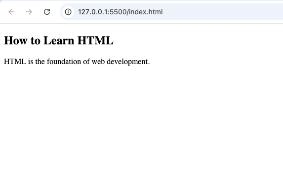 HTML<article>Element Explained