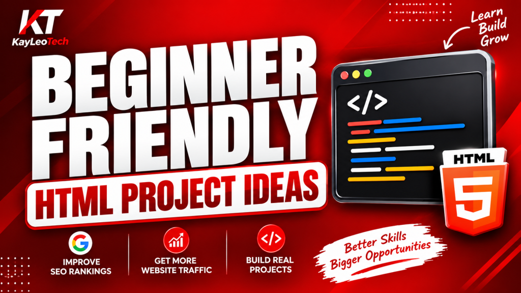 Beginner Friendly HTML Project Ideas