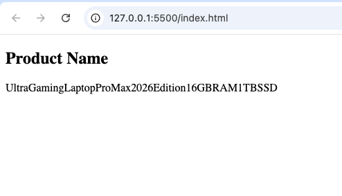 Example: Using the <wbr> Tag