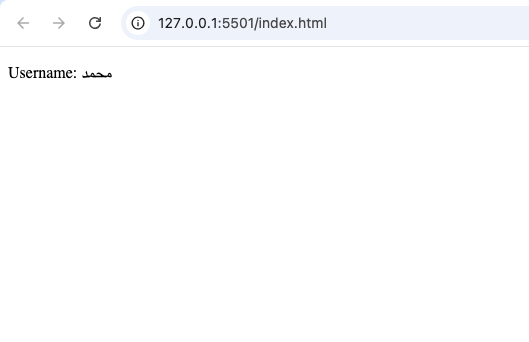 HTML <bdi> <bdi> Tag Explained with Real Examples for Beginners</bdi> Showing an English Sentence Displaying an Arabic Username Correctly Using the <bdi> Tag