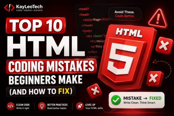Top 10 HTML coding mistakes beginners make and how to fix them