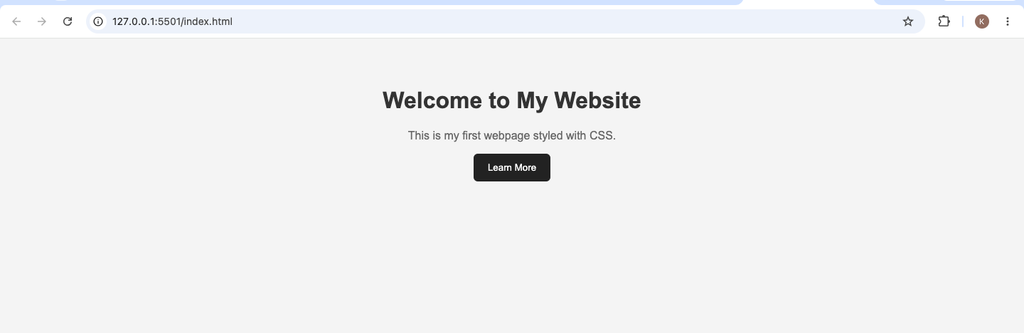 [Screenshot Here Showing the HTML + CSS Example and Its Browser Output]