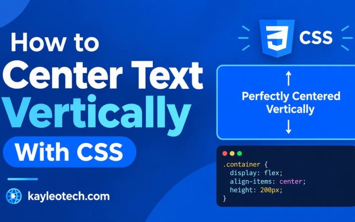 How to center text vertically with CSS using Flexbox and Grid
