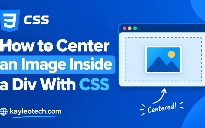 How to center an image inside a div using CSS Flexbox