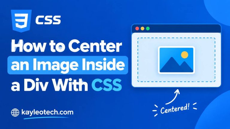 How to Center an Image Inside a Div With CSS How to center an image inside a div using CSS Flexbox