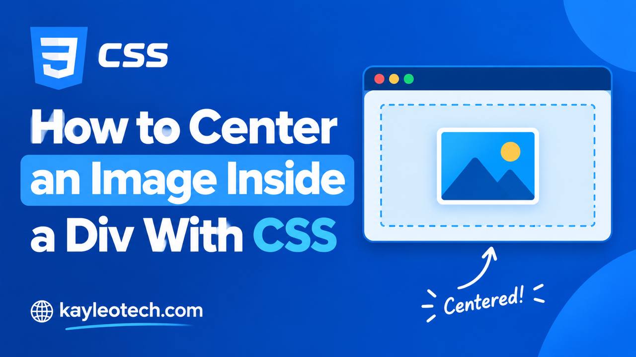 How to center an image inside a div using CSS Flexbox