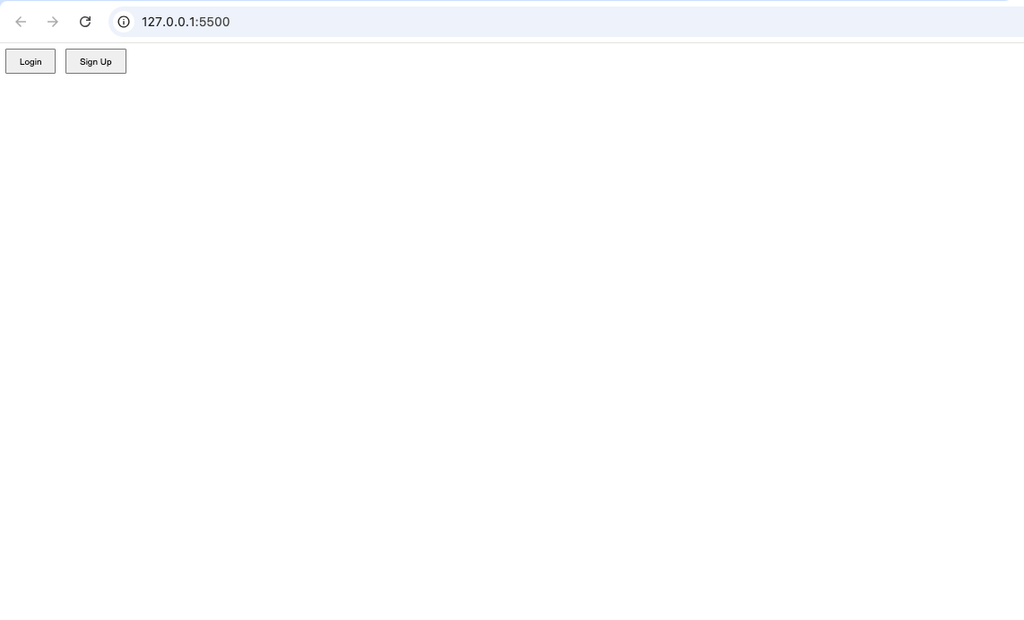 browser screenshot here showing the two buttons with visible space between them