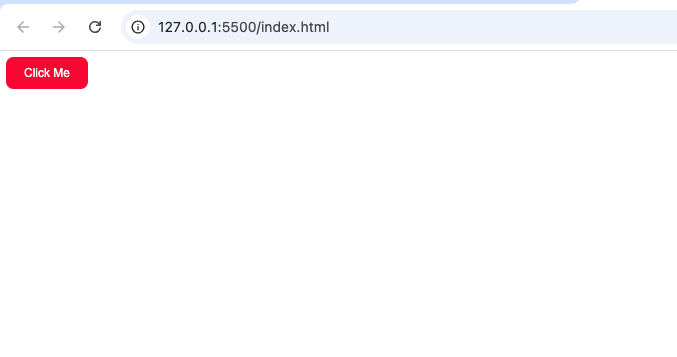 browser and capture the red "Click Me" button with its rounded corners. 